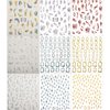 11 Sheets French Shining Line Nail Art Stickers Decals Gold Metal Curve Wavy Stripe Nail Stickers 3D Glitter Lines Nail Art Supplies Acrylic DIY Nail Manicure Decoration for Women