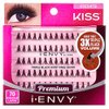 i-Envy Kiss Premium Knot Free 70 Individual Lashes (Triple Black- Short)