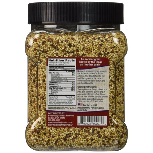 BetterBody Foods Organic Quinoa Medley, 1.5 Pound (Pack of 6)