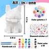 FUNZBO Paint Your Own Dog French Bulldog Lamp - Art Supplies Painting Kits, Arts and Crafts for Kids Adults, Night Light Toys Gifts for Boys Girls Teens Age 3+ Years Old