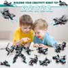 MOONTOY 577PCS STEM Robot Building Toys Set 25-in-1 Engineering Kit Building Blocks Bricks Construction Vehicles Educational Christmas Birthday Gifts for Kids Boys Girls 5 6 7 8 9 10 11 12+ Year Old