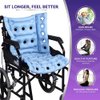 Inflatable Seat Cushion Anti-Decubitus Wheelchair Cushion, Breathable Backrest Air Cushion Bed Sore Cushion for Pressure Sores Pain Relief - Portable Travel Seat Cushion for Airplane/Car/Office