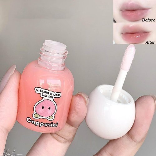 KTouler Tinted Hydrating Lip Care Lip Gloss Set,High-Shine Lip Plumper Oil,5Pcs Long-lasting Nourishing Non-sticky Lip Oil, Vitamin Enriched Lip Oil For Dry Lips