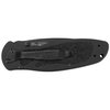 Kershaw Blur,Black Serrated(1670BLKST); Folding Knife with All-Black Body,Partially Serrated 3.4” 14C28N Steel Blade,Anodized Aluminum Handle with Trac-Tec Grip,Reversible Pock lip; 3.9OZ