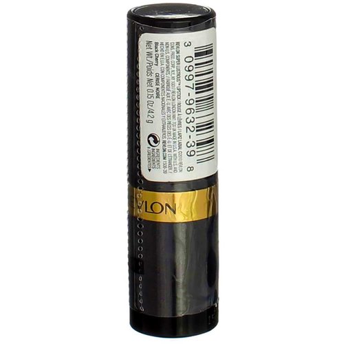 Revlon Super Lustrous Lipstick, Black Cherry [477] 0.15 oz (Pack of 6)