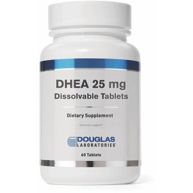 Douglas Laboratories DHEA 25 mg Dissolvable Tablets | Supports Immune Health, Brain, Bones, Metab...