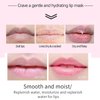 30 Pcs Collagen Crystal Lip Masks, Honey & Cherry & Aloevera Lip Care Gel Pads Treatment, Moisturizing & Reducing Chapped, Anti-Aging & Wrinkles Lip Patches, Remove Dead Skin
