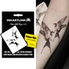 INKARTLINK Temporary Tattoos, Semi Permanent Tattoos Adult Art Designs Waterproof Temporary Tattoos Party Favors Tattoo Stickers Realistic, No Adhesive, Lasts 1-2 Weeks (Bird)