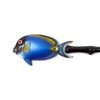 LX Hand Painted Back Scratcher Long Blue Tropical Fish 18"
