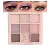 CAKAILA 9Colors Eye Shadow Palette Makeup,Pink Rose Gold Purple Mauve Neutral Travel Eyeshadow Palette Highly Pigmented Long Lasting Waterproof Naturing-Looking Eyeshadow Palette Travel Size Gift Kit
