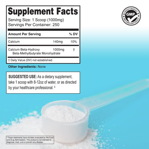 It's Just! - L-Glutamine Powder, Unflavored, Amino Acid, Faster Muscle Recovery, Leaky Gut, Digestive Support (500 Grams / 100 Servings)