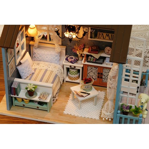 DIY Miniature Dollhouse Kit with Music Box Rylai 3D Puzzle Challenge for Adult Kids Z007