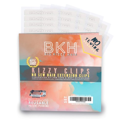 DIY Clip In Hair Extensions Kit - Convert Tape In Human Hair Extensions into Custom Clip in Set -...