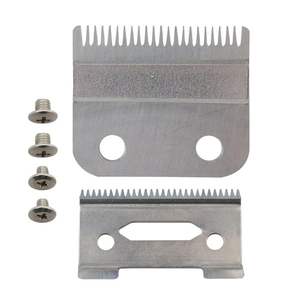 Pair of Cutting Blade and Guard Blade Replacement by BLUE ELF for Wahl Precision, for Precision Premium Smooth Cut Blade