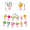 Anor WishLife Candyland Banner,Lollipop Banner,Rainbow Candy Banner,Donut Banner,Candyland Party Supplies,Candyland Baby Shower,Candyland Decoration for Girls,Kids,Home,Classroom,Bedroom