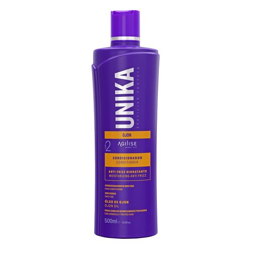agilise Unika Ojon Home Care Hair Conditioner - Moisturizing Conditioner - Vegetal Keratin, Ojon Oil, VEGAN -16.9fl.oz/500ml