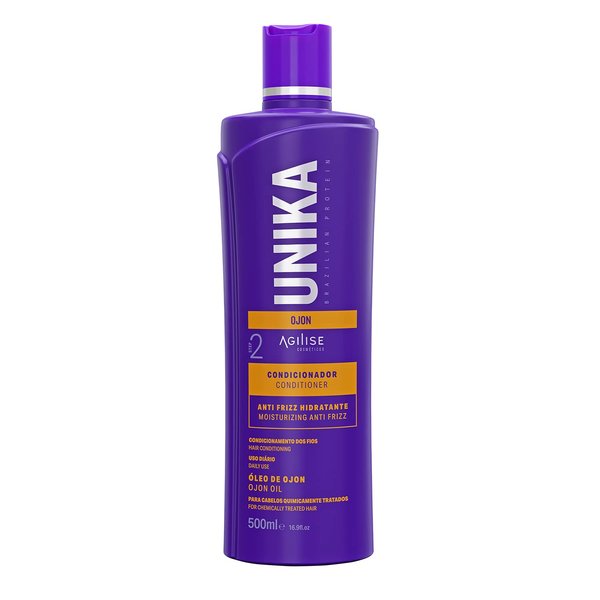 agilise Unika Ojon Home Care Hair Conditioner - Moisturizing Conditioner - Vegetal Keratin, Ojon Oil, VEGAN -16.9fl.oz/500ml