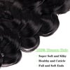 Brazilian Virgin Body Wave Clip in Hair Extensions 8Pcs/lot 120g With 18 Clips Body Wave Clip in Hair Extension Real Human Hair Natural Black Color For Black Women (20Inch)