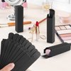 Cositina 100 Pack 0.78 * 0.78 * 3.34 inch Kraft Paper Lipstick Box Rectangle Lip Balm Kraft Boxes Essence Oil Bottle Packaging Organzier for Makeup Sample Tube Storage DIY Gifts - Black