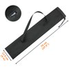 Cosmos Portable Trekking Poles Carrying Bag Tent Poles Bag Replacement Storage Bag Pouch for Walking Stick Trekking Hiking Poles, 27.5 Inches Length, Black