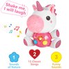 iPlay, iLearn Baby Unicorn Musical Toys, Newborn Girls Gift, Soft Plush Stuffed Animal, Infant Light Music Time, 1st Birthday Stocking Basket Stuffer 0 1 2 3 6 9 12 18 Month Age 1-3 Toddlers Boys
