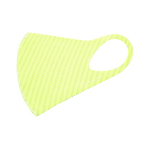 LOOKA | Protective Fashion Summer Face Mask | Washable and Reusable | Comfortable | REFRESH NEON GREEN (SmallMedium)
