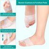 DYKOOK Gel Metatarsal Sleeves and Bunion Cushions 2Pack Thickened Metatarsal Silicone Pad Protector Bunion Pad Sleeve for Bunion Forefoot Pain Relieved and Friction Prevented