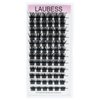 Lash Clusters Extensions D Curl Individual Lashes Mixed Tray DIY Eyelash Extension Supplies Faux Mink Cluster Lashes Natural Look Fluffy (01-0.07D-9-16mm)