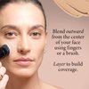 LAURA GELLER NEW YORK Double Take Liquid Foundation | Medium to Full Coverage, Natural Matte Finish, Sand