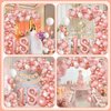 Sllyfo18th Birthday Decorations for Girls - (Total 100pcs) 18th Birthday Balloons 18/12/10/5 Inches for Garland Arch,18th Happy Birthday Banner for a Stunning 18th Birthday Celebration