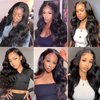 DULTEV Body Wave Lace Front Wigs Human Hair 13x4 HD Lace Front Wig Human Hair Pre Plucked Body Wave Glueless Wigs Human Hair for Women