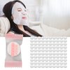 100pcs Compressed Facial Mask Sheets, DIY Disposable Mask Paper Cotton Skin Care Wrapped Masks for Home Beauty Salon, with Mask Bowl Mask Brushes and Hair Band