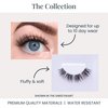 FlutterHabit Classic Collection Box, DIY Lash Extensions, Lash Clusters Kit, Up to 10 Day Wear, Natural & Classic Lashes, Salon Quality Eyelashes Extensions, 6 Sets of Lashes, No Lash Glue Included
