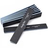 PrettyClaw | 10pc Professional Nail File 100/100 Grit Black Rectangle Acrylic Nail Files Plastic Center Double Sided Emery Board for Nails Washable 7 inch Nail File