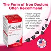 Feosol Original Iron Supplement Tablets, Non-heme, 325mg Ferrous Sulfate (65mg Elemental Iron) per Iron Pill, 1 Per Day, 120ct, 4 Month Supply, For Energy and Immune System Support, Made in USA