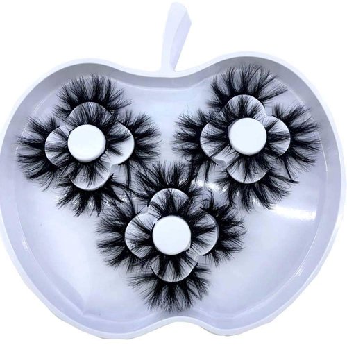 HBZGTLAD 9 pairs Natural Long False Eyelashes 25mm 5d Mink Eyelashes Thick Full Strip Lashes Luxury Makeup Dramatic Lashes 3D Mink Lashes (KD-111)