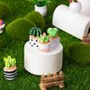 26Pcs Miniature Potted Plants, Mini Artificial Plants, 1:12 Scale Doll House Accessories, Suitable for Dollhouse Decoration, Christmas Birthday Present, DIY Handicrafts