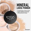KYDA Mineral Powder Foundation, SPF 35, Lightweight Loose Powder Foundation, Skin-improving Mineral Foundation, Buildable Coverage, Natural Glow Base Makeup, Medium Beige