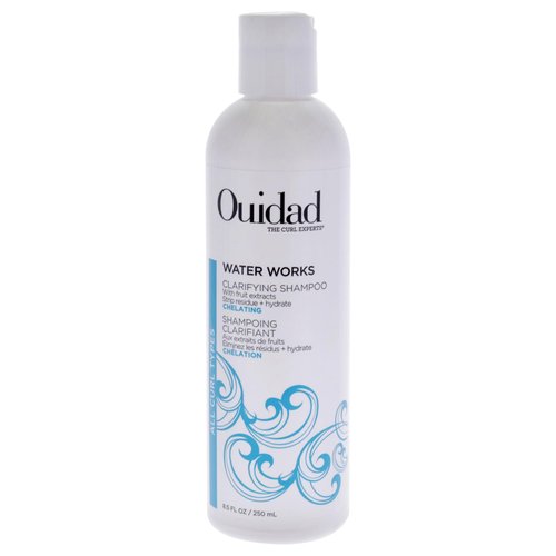 Ouidad Water Works Curly Hair Shampoo, Clarifying Shampoo for Build Up, Removes Impurities, Maintains Curls' Natural Moisture, For All Curl Types