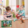 Laradola Dinosaur Toys for 4 5 6 7 8 Year Old Boys, Take Apart Dinosaur Toys for Kids 3-5 5-7 STEM Construction Building Kids Toys with Electric Drill, Party Birthday Gifts