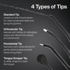 AquaSonic Aqua Flosser - Cordless Rechargeable Water Flosser for Teeth - Waterproof, Portable Oral Irrigator for Dental Cleaning with 5 Jet Tips – Braces Home Travel