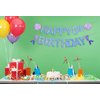 Pre-Strung Mermaid 6th Birthday Banner for Mermaid Birthday Decorations - NO DIY - 6th Mermaid Party Decorations,6th Mermaid Party Supplies（3rd-7th）