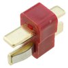 TAODAN 20PCS Red T Plug Connector Female and Male Suitable for RC Hobby Car Boat Aeroplanes Lithium Polymer Battery