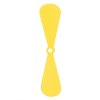 Aramox Bike Helmet Propeller, Decorative Helmet Suction Cup Rubber and Plastic Motorcycle Helmet Propeller Rubber & Plastic(Yellow)