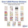Avery Planner Stickers Variety Pack, 30 Sheets of Stickers, Set of 1,656 Productivity Stickers for Your Planner, Journal or Calendar (6785)