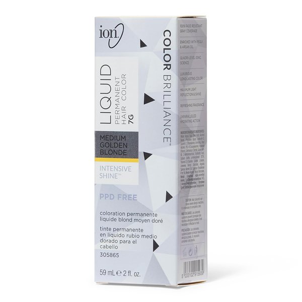 7G Medium Golden Blonde Permanent Liquid Hair Color