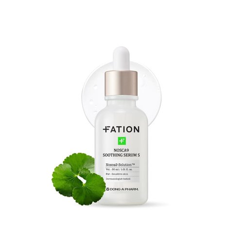 FATION NOSCA9 Trouble Serum S | Hydrating cica kbeauty Serum for Face w/Centella Asiatica, Panthenol & Apple Extract | Calming Facial Madecassoside Serum Korean Skin Care (Pack of 1, 1.01 Fl Oz)
