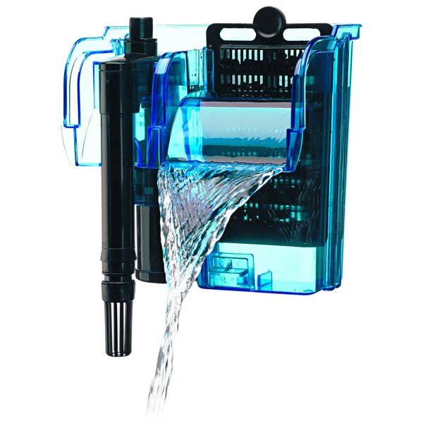 Penn-Plax Cascade 80 Power Filter – Hang-On Filter with Quad Filtration – Great for Freshwater and Saltwater Setups