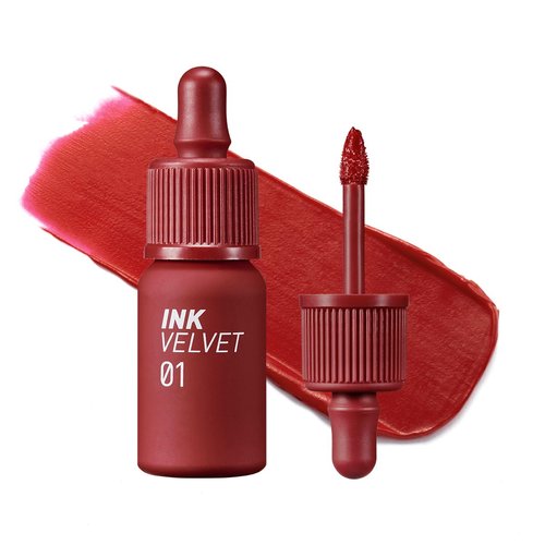 Peripera Ink the Velvet Lip Tint, High Pigment Color, Longwear, Weightless, Not Animal Tested, Gl...