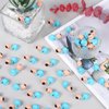 My Water Broke Baby Shower Game with 100 Mini Plastic Babies, 3 Ice Cube Trays, for Party Decorations Baby Shower Games (Blue)